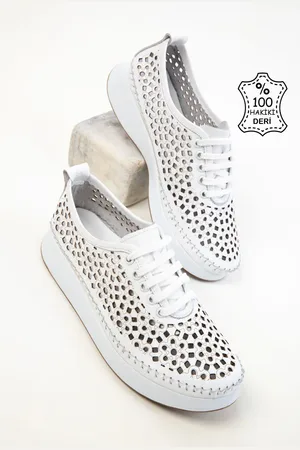 SOHO Weiße Loafer-schuhe Aus Echtem Leder für Damen - 39