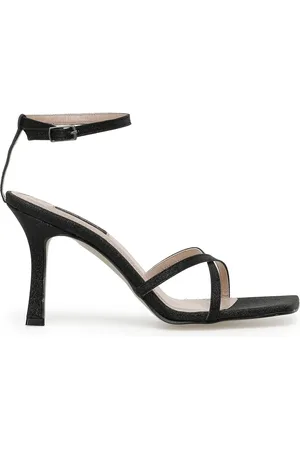 Nine West Neyyas 3fx Schwarze Sandalen Mit Absatz für Damen - 36