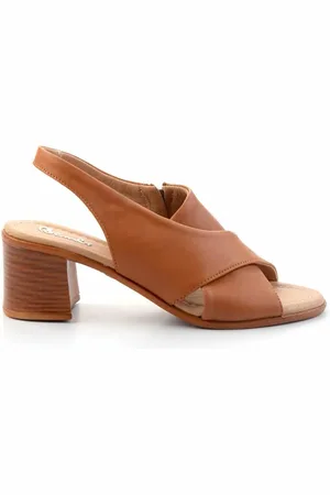 Disney Klassische Schuhe Mit Absatz Aus Braunem Echtleder K 05586452803 für Damen - 36