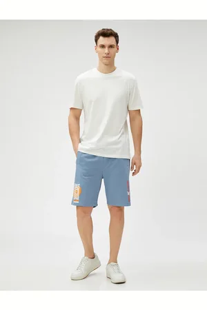 Koton Basketball-bedruckte Shorts In Schmaler Passform Mit Spitzen-taillentasche für Herren - S