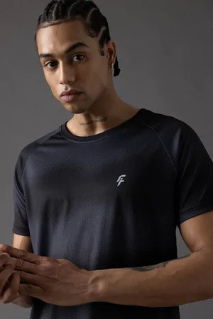 DeFacto Gemustertes Slim-fit-sport-t-shirt – Rundhalsausschnitt, Kurze Ärmel Z5579az24sp für Herren - S