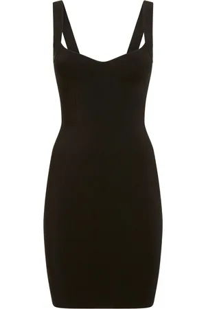 Guess Schwarzes Midi-kleid Mit Herzförmigem Ausschnitt W2yk0cz2xy0jblk für Damen - S