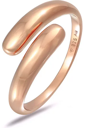 Elli Ring Ladies Wrap Ring Delicate Basic Trend Blogger In 925 Sterling Silver für Damen - 58