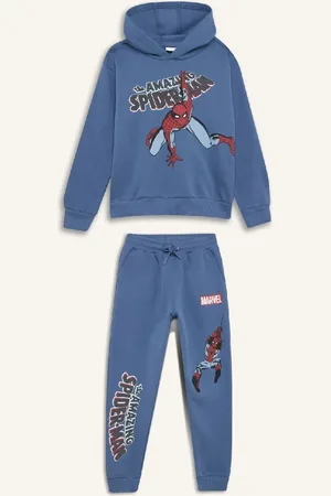 DeFacto Marvel Comics 2-teiliges Set Für Jungen – Kapuzenpullover Und Elastische Jogginghose D2402a824au für Herren - 11–12 Jahre