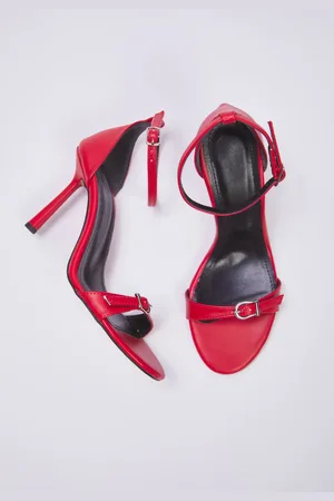 Trendyol Klassische Schuhe Mit Hohen Absätzen Und Roter Schnalle, Schmaler Absatz, für Damen - 40