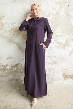 Instyle Damson Ferace Mit Stickdetail Schnürung für Damen - 50