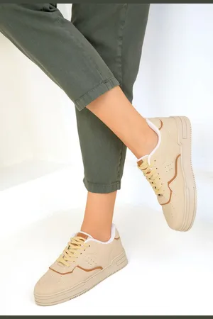 SOHO Hellbraune Sneakers für Damen - 38