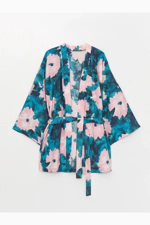 LC Waikiki Schalkragen Gemusterter Oversize Kimono für Damen - 40