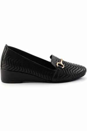 Disney Schwarze Schuhe Mit Keilabsatz Aus Echtem Leder K 01531200103 für Damen - 38