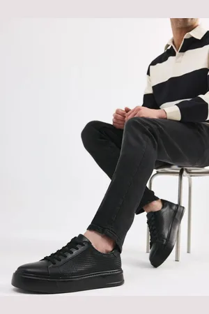 YAYA Schwarze Freizeitschuhe 02ayy 308510 A100 für Herren - 43