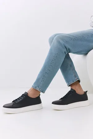 YAYA Marineblaue Freizeitschuhe Aus Echtem Leder für Herren - 44