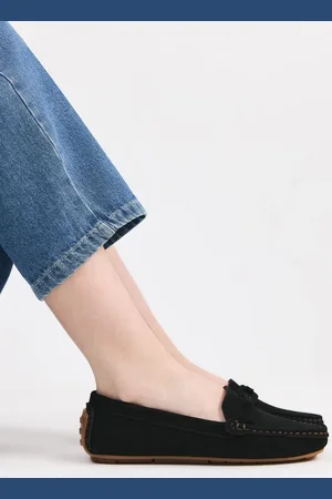 YAYA Wildleder Klassisch Loafer für Damen - 37