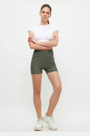 Trendyol Restorer Strick-sportshorts/kurze Leggings für Damen - M