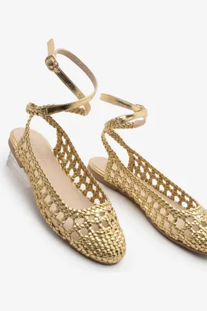 Marjin Gold R � Mari-kleidung Gelb Auf Beder Denim Auftragen für Damen - 38