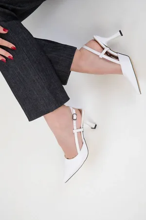 SOHO Weiße Klassische Schuhe Mit Absatz für Damen - 37