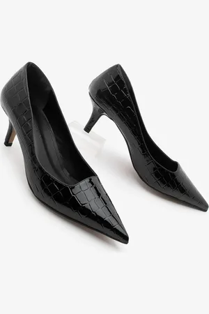 Marjin Stiletto Kroko Gemusterte Absatzschuhe Olfin Kroko - 38
