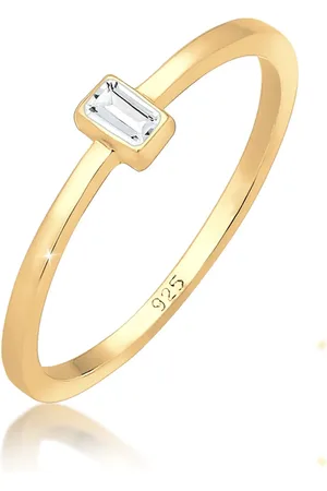Elli Vintage Topas Ring Aus 925er Sterlingsilber für Damen - 56
