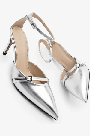 Marjin Stiletto-schuhe Mit Spitzer Zehenpartie Und Schnalle In Nalin-silber - 37