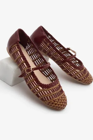 Marjin Beauty Sértquivos Elborgulu Banded Babet Limba Burgundy für Damen - 37