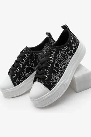 Marjin Sneaker Gestickte Schnürschuhe für Damen - 37