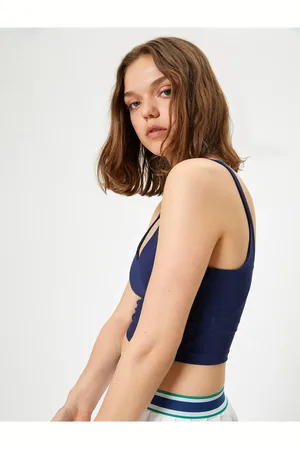 Koton Sport-bh Mit V-ausschnitt Und Schmaler Passform für Damen - S
