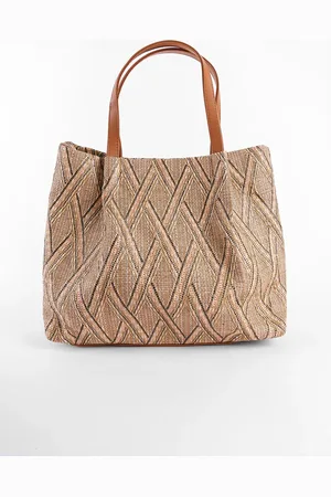 Capone Outfitters Strohtasche Felıcıa für Damen - One Size