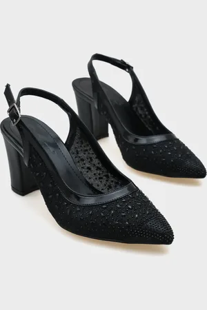 Capone Outfitters Nona 145 Schuhe Mit Offenem Rücken Und Steinabsatz für Damen - 40