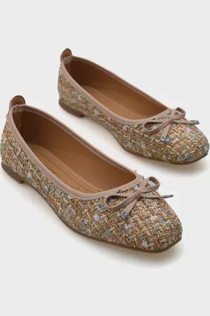 Capone Outfitters Hana Trend Gold Ballerinas für Damen - 38