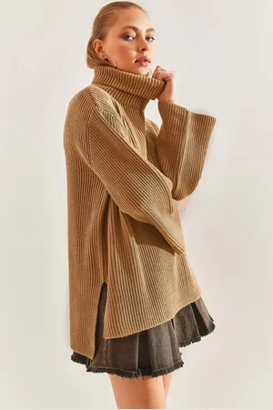 Bianco Lucci Rollkragenpullover für Damen - Standard