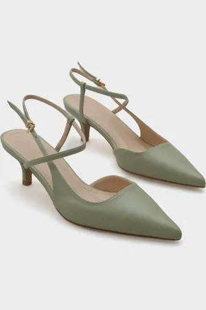 Capone Outfitters Perla Schuhe Mit Mittlerem Absatz, Knöchelriemen Und Spitzer Zehenpartie für Damen - 38