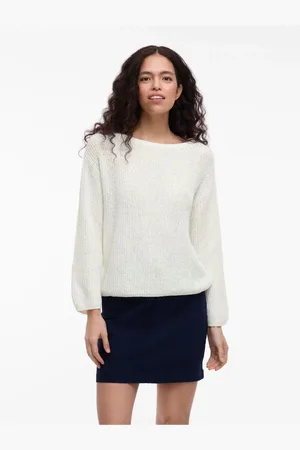 VILA Strickpullover Visummi U-boot-ausschnitt für Damen - XL