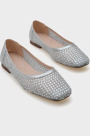 Capone Outfitters Abra Mesh Stone Stilvolle Ballerinas für Damen - 40