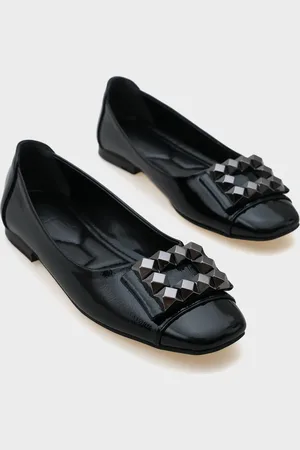 Capone Outfitters Agata 070 Ballerinas Mit Metallschnalle für Damen - 36