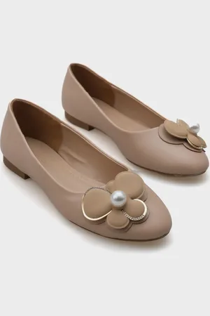 Capone Outfitters Blanca Pearl Ballerinas Mit Blumen-accessoires für Damen - 38