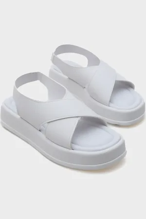 Capone Outfitters Dena Sandalen Mit Keilabsatz Und Kreuzriemen für Damen - 40