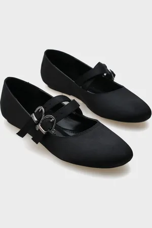 Capone Outfitters Azalea Ballerinas Mit Doppelter Riemenschnalle für Damen - 39