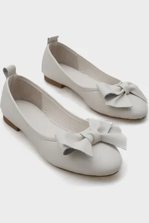 Capone Outfitters Bliss Ballerinas Aus Echtem Leder Mit Schleifenzubehör für Damen - 37