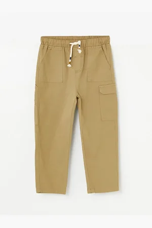 LC Waikiki Lcw Baby Basic-cargohose Mit Elastischem Bund Für Baby-jungen für Herren - 12–18 Monate
