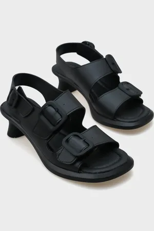 Capone Outfitters Dixie Sandalen Mit Mittlerem Absatz Und Doppelter Schnalle für Damen - 37