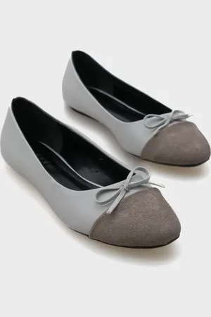 Capone Outfitters Becky Ballerinas Mit Wildlederzehen für Damen - 38