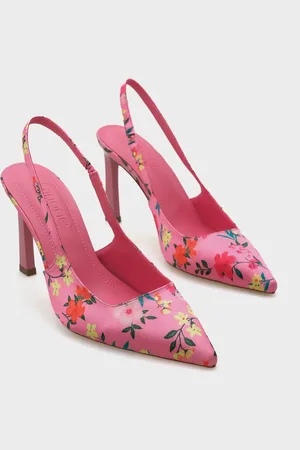 Capone Outfitters Rebeca Schuhe Mit Offenem Rücken Und Spitzer Zehenpartie Und Blumenmuster für Damen - 39