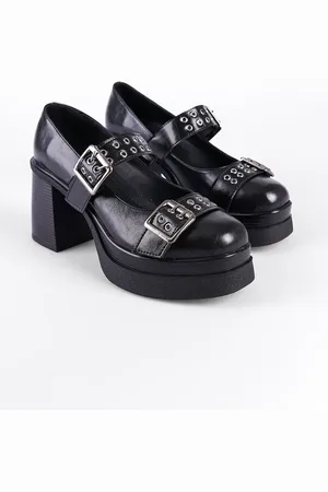 Capone Outfitters Mary Jane-schuhe Mit Hohem Absatz Und Schnalle für Damen - 37