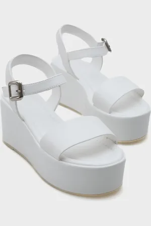 Capone Outfitters Donna Plateau-sandalen Mit Einem Riemen für Damen - 38
