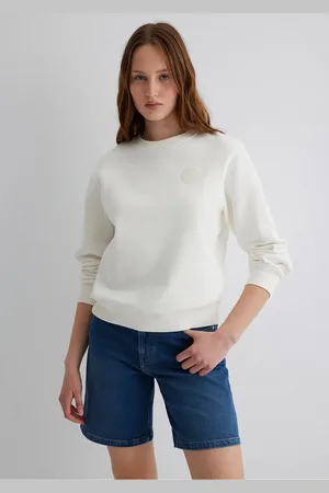 Mavi Sweatshirt Mit Patch-logo Und Rundhalsausschnitt 1s10296-70057 für Damen - M