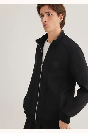 Mavi Pro Schwarzes Sweatshirt Mit Reißverschluss 0s10354-71379 für Herren - S