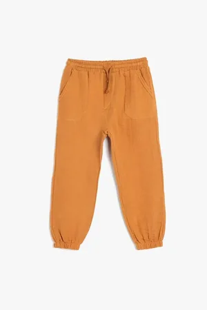 Koton Baumwoll-jogginghose Aus Musselin Mit Bindegürtel Und Taschendetail für Herren - 24–36 Monate
