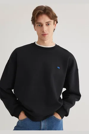 Mavi Schwarzes Basic-sweatshirt Mit Rundhalsausschnitt 0s10348-900 für Herren - 2XL