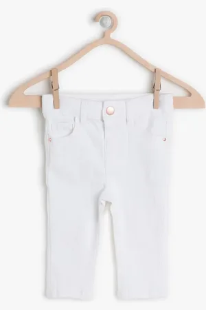Koton Ecrufarbene Baby-mädchenhose 002 für Damen - 9–12 Monate