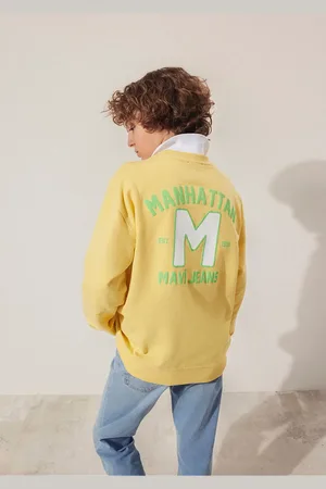Mavi Gelbes Sweatshirt Mit M-logo-aufdruck -71368 für Herren - 7–8 Jahre