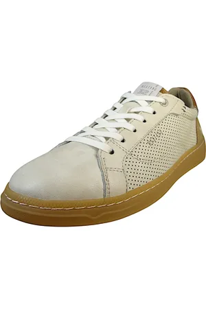 Mustang Low Sneaker Low Top 4204303 243 Ivory Kunstleder für Herren - 46